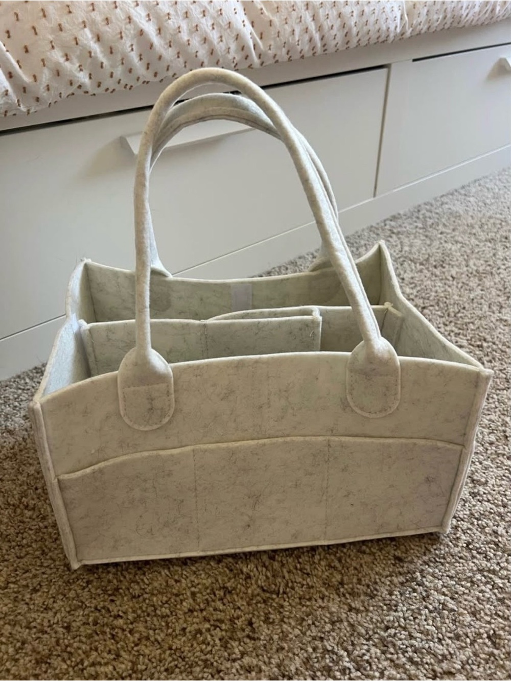 Baby Felt Diaper Caddy